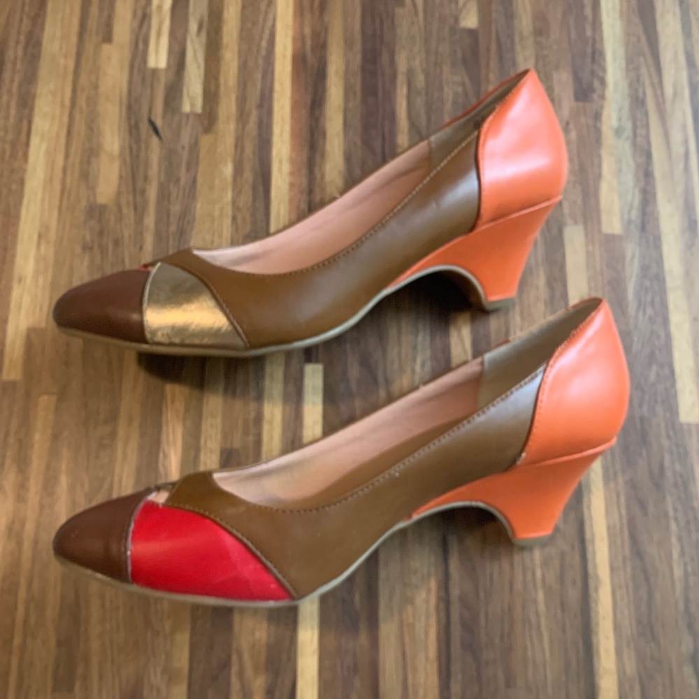 BC Retro Patchwork Pumps - Picture 5 of 10